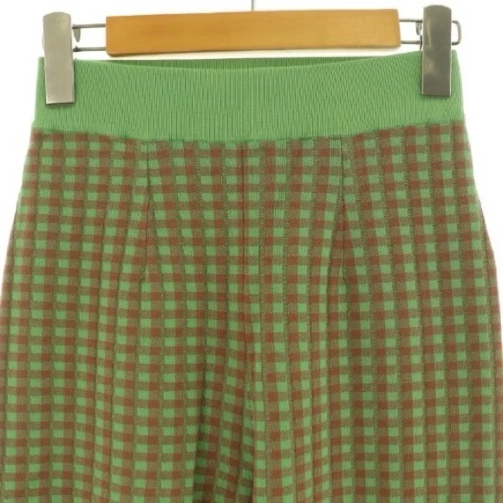 AMERI GREEN & BROWN GINGHAM CHECKERED PANTS size small women’s